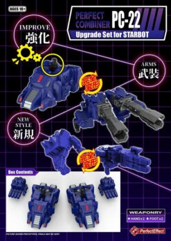 Perfect Effect PC-22 Perfect Combiner Upgrade Kit For POTP Starscream -Finest Toy Store 87939d710d
