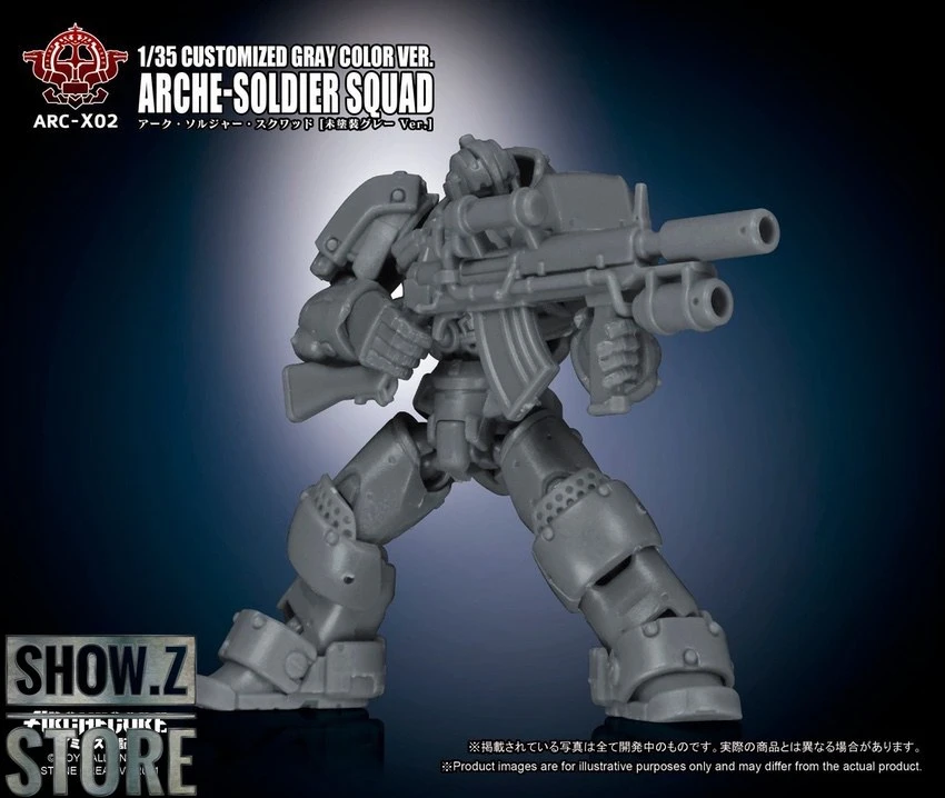 Toys Alliance ARC-X02 Arche-Soldier Squad Limited Gray Color Version 10 Toys Alliance ARC-X02 Arche-Soldier Squad Limited Gray Color Version - Image 8