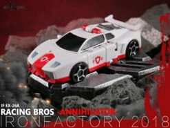 IronFactory EX-26A Racing Bros Annihilator Red Alert -Finest Toy Store 88e1d6898f