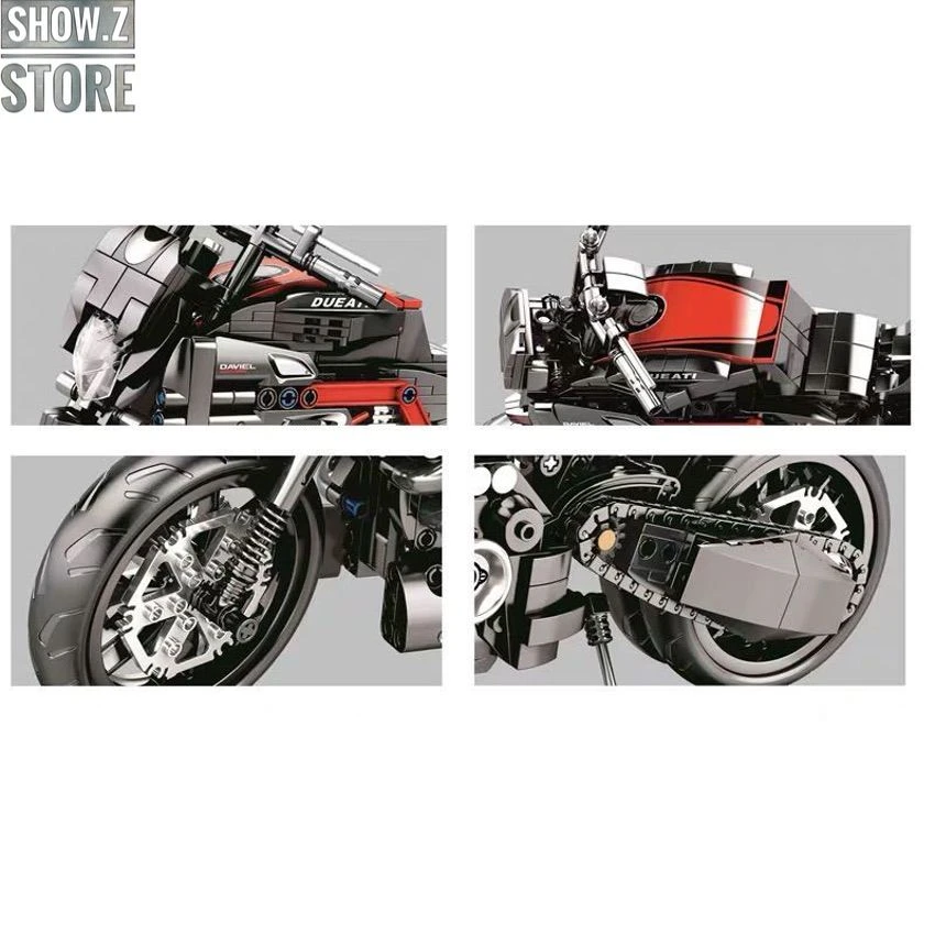 Lepin/Jack 91025 Harley-Davidson Motorcycle Fat Boy 16 Lepin/Jack 91025 Harley-Davidson Motorcycle Fat Boy - Image 14