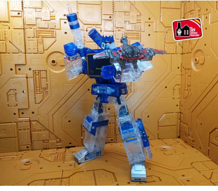 THF Toy House Factory Soundwave MP-13 Clear Version (/w Laserbeak + Buzzsaw) 9 THF Toy House Factory Soundwave MP-13 Clear Version (/w Laserbeak + Buzzsaw) - Image 7