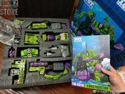 Toyworld TW TW-C07A TWC07A Constructor Devastator Cel Cell Shaded Deluxe Version Set Of 6 -Finest Toy Store 937eb5dfa4