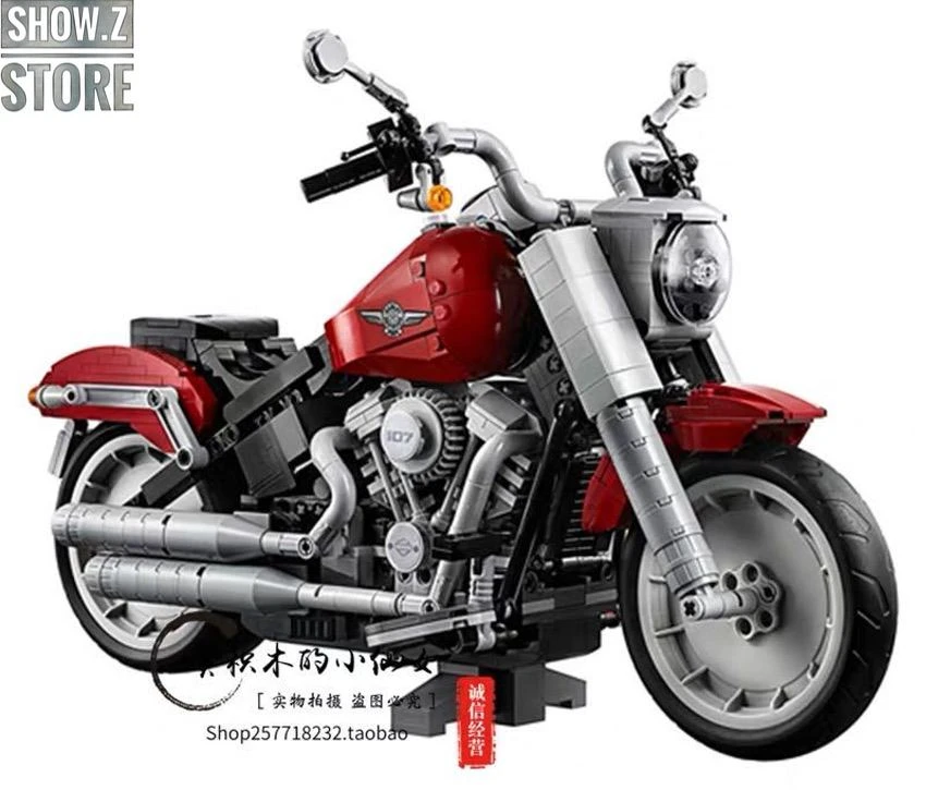 Lepin/Jack 91025 Harley-Davidson Motorcycle Fat Boy 14 Lepin/Jack 91025 Harley-Davidson Motorcycle Fat Boy - Image 12