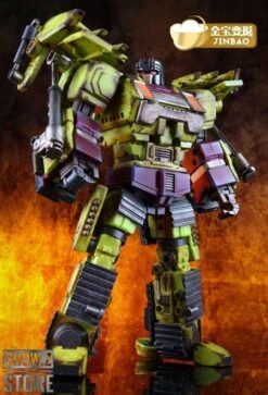 Jinbao Oversized Devastator Battle Damaged Version Full Set Of 6 Gravity Builder 14 Jinbao Oversized Devastator Battle Damaged Version Full Set Of 6 Gravity Builder -Finest Toy Store 96683c86a1
