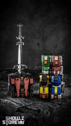 Lucky Cat Micro Cosmos MC-01S Elvis Voltron Metallic Version Set Of 5 Reissue -Finest Toy Store a0452b4528