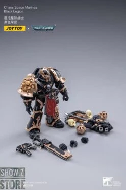 JoyToy Source 1/18 Warhammer 40K Chaos Space Marine D Black Legion Warband -Finest Toy Store a098bb0e21