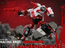 IronFactory EX-26A Racing Bros Annihilator Red Alert -Finest Toy Store a38eccf897