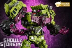 Jinbao DF03 Builder.D Devastator Green Version Set Of 6 Oversized Version -Finest Toy Store a48aa5072b