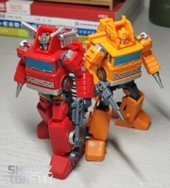 Magic Square MS-B01A Architect Inferno & MS-B02A Fire Extinguisher Grapple Metallic Color Version Set Of 2 -Finest Toy Store a91b704b2b