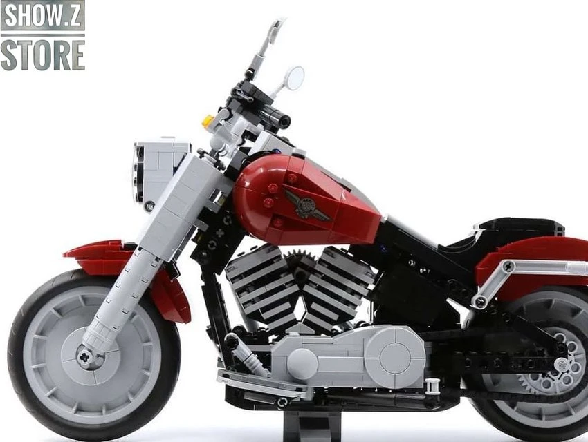 Lepin/Jack 91025 Harley-Davidson Motorcycle Fat Boy 6 Lepin/Jack 91025 Harley-Davidson Motorcycle Fat Boy - Image 4