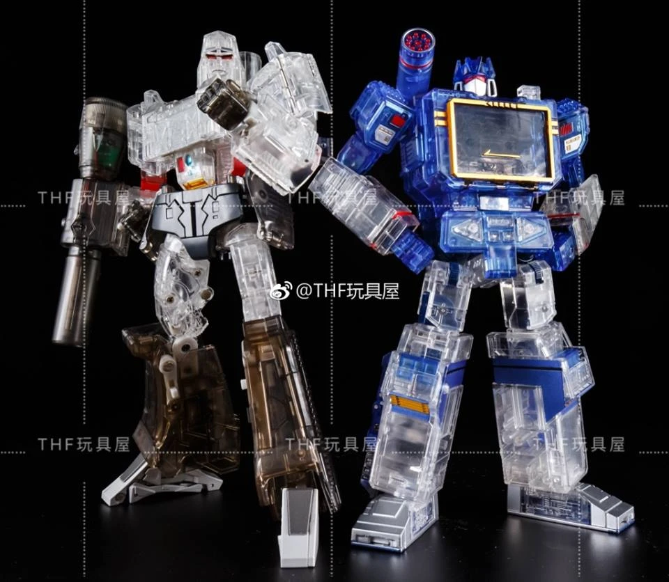 THF Toy House Factory Soundwave MP-13 Clear Version (/w Laserbeak + Buzzsaw) 5 THF Toy House Factory Soundwave MP-13 Clear Version (/w Laserbeak + Buzzsaw) - Image 3
