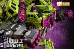 Jinbao DF03 Builder.D Devastator Green Version Set Of 6 Oversized Version -Finest Toy Store af46f9973f