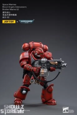 JoyToy Source 1/18 Warhammer 40K Blood Angels Intercessors Brother Marine 02 -Finest Toy Store b1a39376c7
