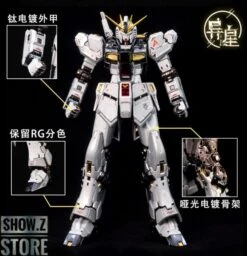 [SZ Custom] Bandai Custom RG 1/144 RX-93 Nu Gundam W/ Electroplated Chrome Painting -Finest Toy Store b2b97aa1fb