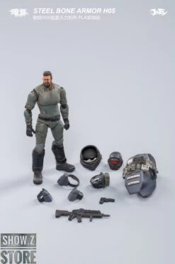 JoyToy Source 1/25 H05 Steel Bone Attack Mecha Military Green Color W/ Pilot -Finest Toy Store b64e98badf