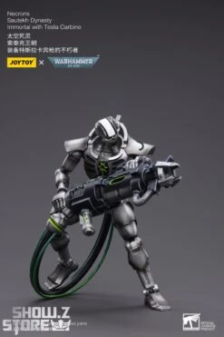JoyToy Source 1/18 Warhammer 40K Necrons Sautekh Dynasty Immortal With Tesla Carbine -Finest Toy Store bd71eb1226