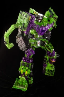 Toyworld TW-C07C Constructor Devastator Clear Version Full Set Of 6 Figures TW-07C Clear Constructor -Finest Toy Store c4ebed130b