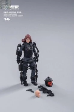 JoyToy Source 1/18 Hardcore Coldplay Skeleton Forces Hell Grim Reaper & Selena Set Of 4 -Finest Toy Store c64766993a