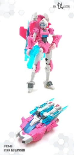 IronFactory IF-EX16 Pink Assassin Arcee -Finest Toy Store c6a1d779d8