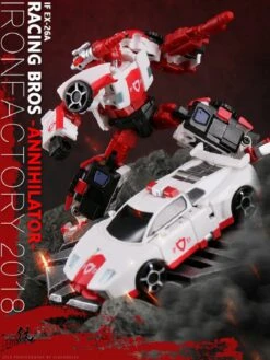 IronFactory EX-26A Racing Bros Annihilator Red Alert -Finest Toy Store c71639378a