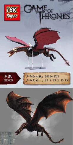 Super 18K MOC Drogon Game Of Thrones 10 Super 18K MOC Drogon Game Of Thrones -Finest Toy Store c7e1b62069