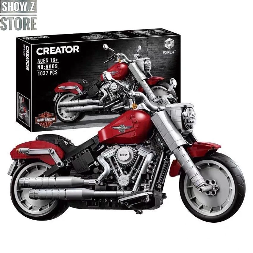Lepin/Jack 91025 Harley-Davidson Motorcycle Fat Boy 11 Lepin/Jack 91025 Harley-Davidson Motorcycle Fat Boy - Image 9
