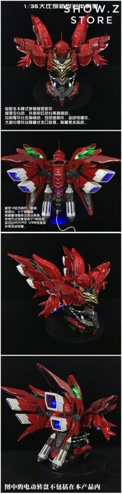 BSC Yihui YH Model 1/35 MSN-06S MNS06S SINANJU New Zeon Customized Gundam Bust Model Kit -Finest Toy Store cabe4338a7