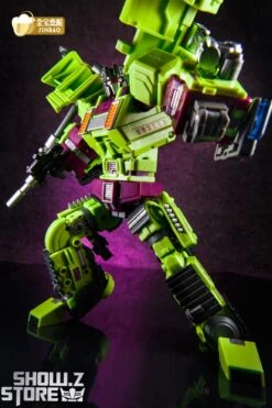 Jinbao DF03 Builder.D Devastator Green Version Set Of 6 Oversized Version -Finest Toy Store cdbb86bd3e