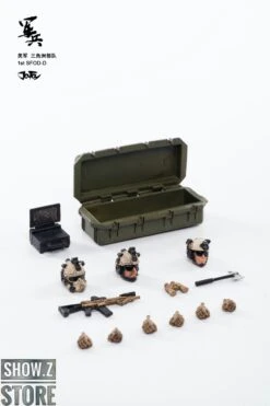 JoyToy Source 1/18 U.S. Army Delta Force Set Of 3 -Finest Toy Store d194fbdc73