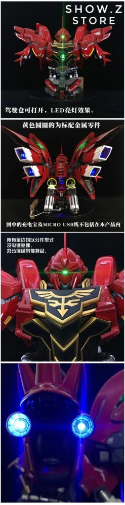 BSC Yihui YH Model 1/35 MSN-06S MNS06S SINANJU New Zeon Customized Gundam Bust Model Kit -Finest Toy Store d1d5de8bb5