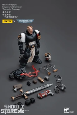 JoyToy Source 1/18 Warhammer 40K Black Templars Emperor's Champion Bayard's Revenge -Finest Toy Store d735d2b602