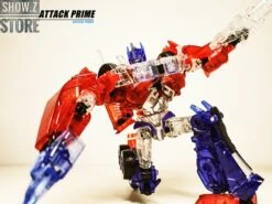 APC Toys APC-001 Attack Prime TFP Optimus Prime Clear Version W/ Black Wheels -Finest Toy Store da16b8d7c5