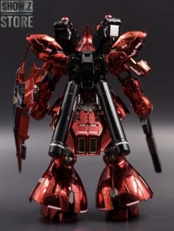 [SZ Custom] Bandai Custom RG 1/144 MSN-04 Sazabi W/ Custom Electroplated Chrome Painting -Finest Toy Store dee4baa088