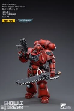 JoyToy Source 1/18 Warhammer 40K Blood Angels Intercessors Brother Marine 02 -Finest Toy Store e26a0c227a