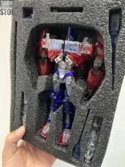APC Toys APC-001 Attack Prime TFP Optimus Prime Clear Version W/ Black Wheels -Finest Toy Store e2f090837f