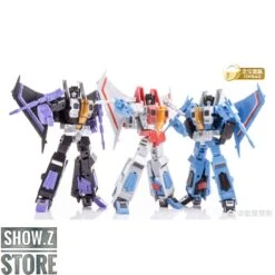 Jinbao DF-06 Air Craft: Battlers Starscream, Skywarp & Thundercracker Set Of 3 -Finest Toy Store e5b2ee420f