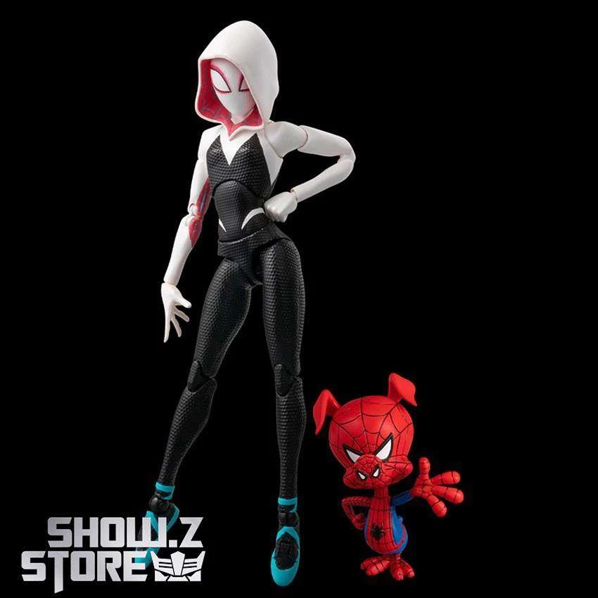 Sentinel Toys SV-ACTION Spider-Man: Into The Spider-Verse Spider-Gwen & Spider-Ham 3 Sentinel Toys SV-ACTION Spider-Man: Into The Spider-Verse Spider-Gwen & Spider-Ham