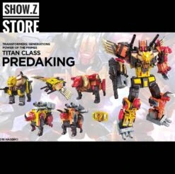 Hasbro POTP Titan Class Predaking Feral Rex Set Of 5 Figures -Finest Toy Store f44cc5b22e