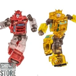 NewAge H25T Herbie Bumblebee & H26T Vanishing Point Cliffjumper Clear Version Set Of 2 -Finest Toy Store f59c57e807