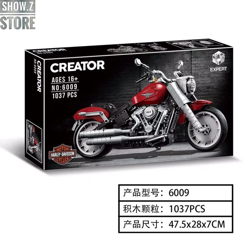 Lepin/Jack 91025 Harley-Davidson Motorcycle Fat Boy 10 Lepin/Jack 91025 Harley-Davidson Motorcycle Fat Boy - Image 8