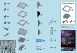 FreshRetro 1/18 1/24 SIB03 Scene In Box Fortifications-A Model Kit -Finest Toy Store f8927ef881