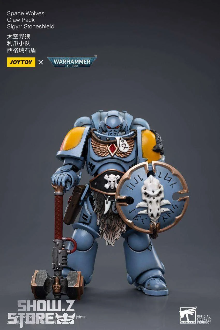 JoyToy Source 1/18 Warhammer 40K Space Wolves Claw Pack Sigyrr Stoneshield 18 JoyToy Source 1/18 Warhammer 40K Space Wolves Claw Pack Sigyrr Stoneshield - Image 16
